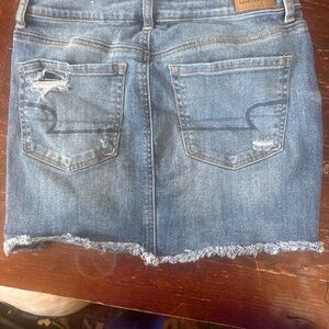 jean skirt